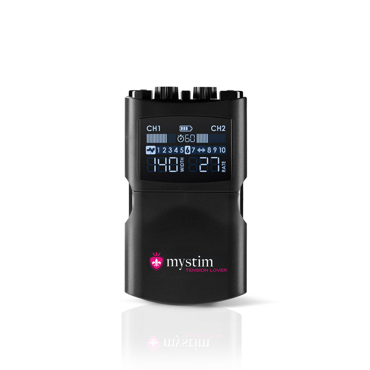 Mystim Tension Lover 2 - E-Stim Powerbox Elektrostimulation Frontansicht geschlossen