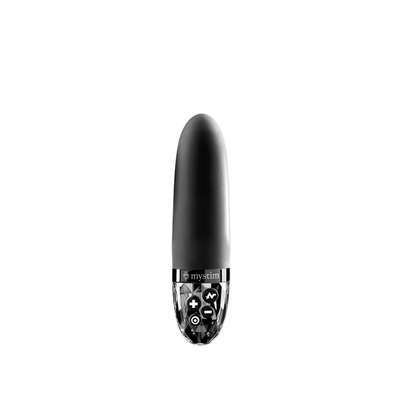 Mystim Sleak Freak – Black E-Stim Vibrator Gradlinig Form