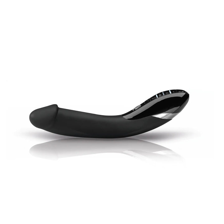 Mystim Tickling Truman – E‑Stim Vibrator aus Silikon liegend