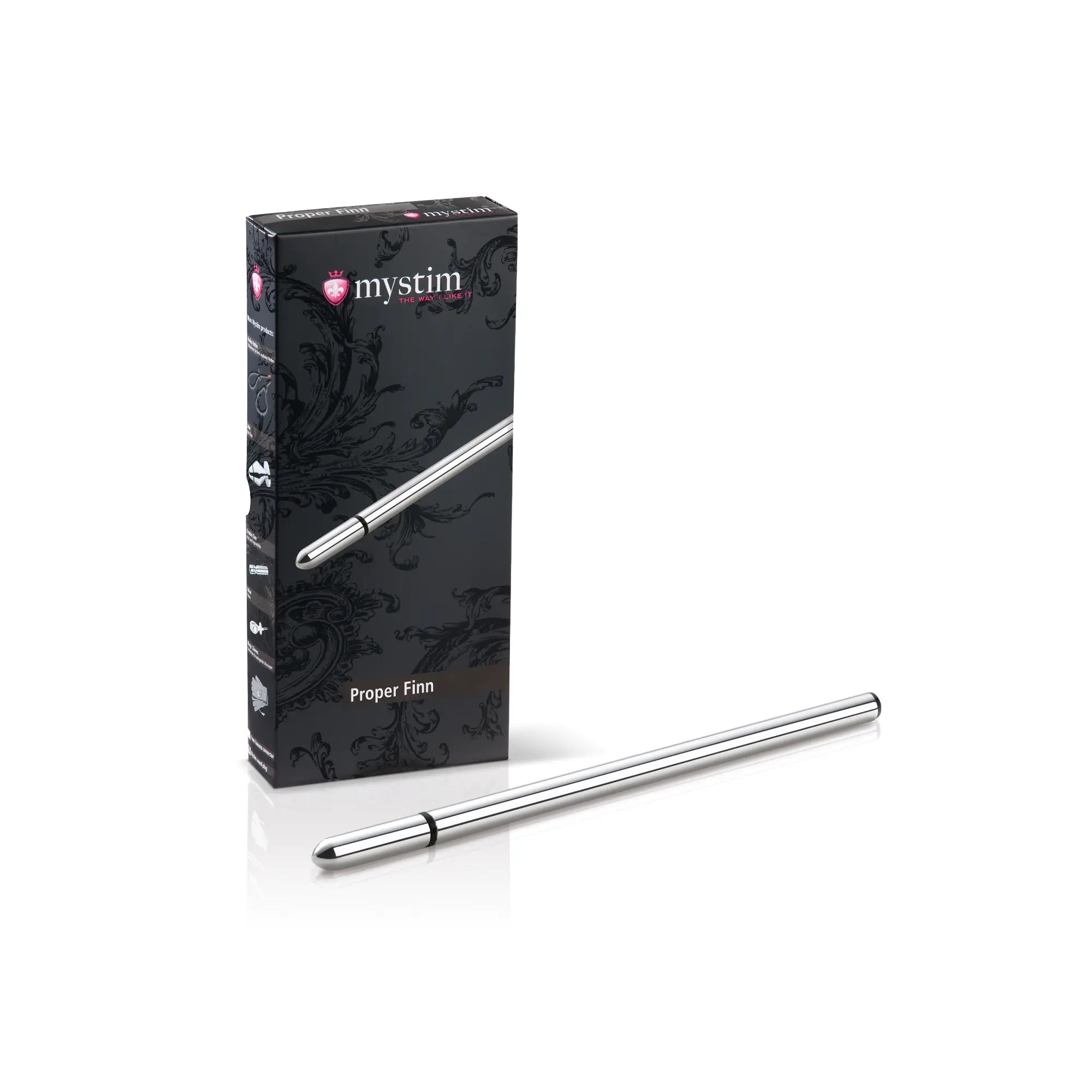 Mystim Proper Finn - dicker Dilator mit Verpackungskarton