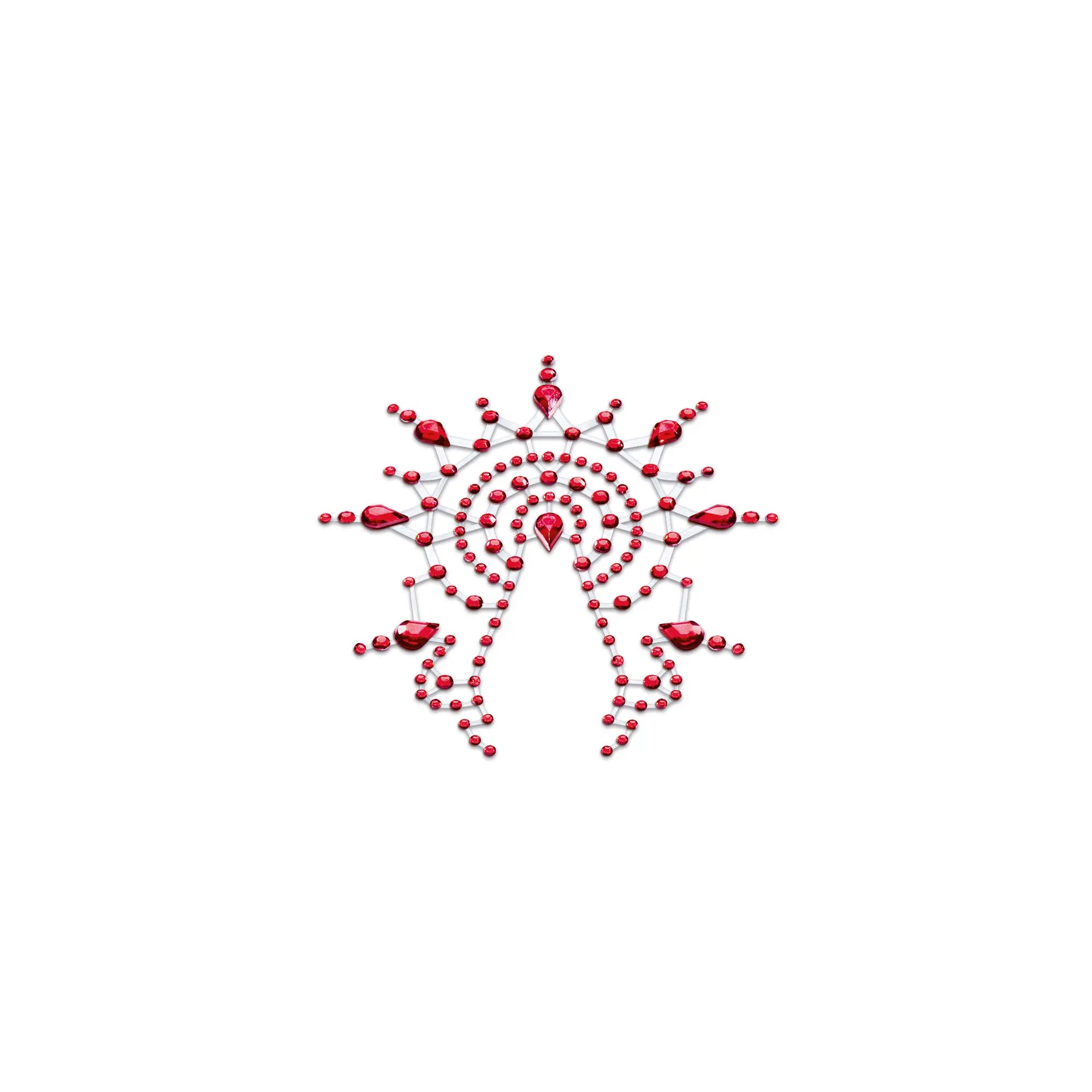 Mystim Gloria Bodysticker 3er Set – Nahaufnahme in Rot