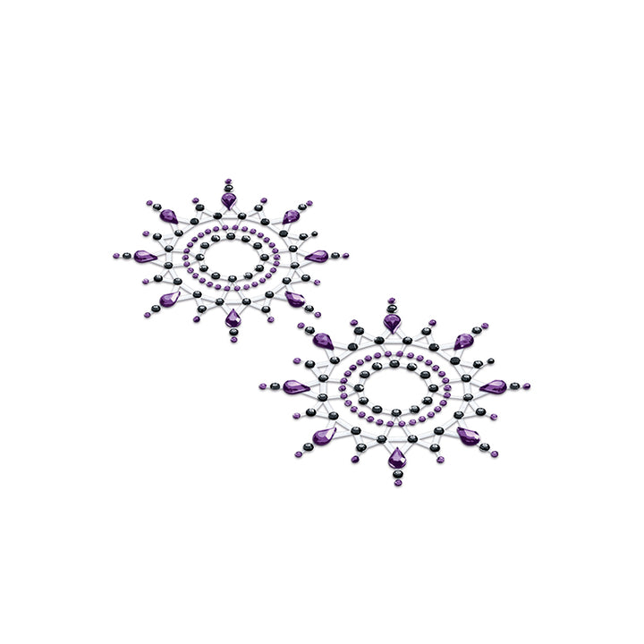 PJJ Bodysticker Gloria 3er Set lila schwarz