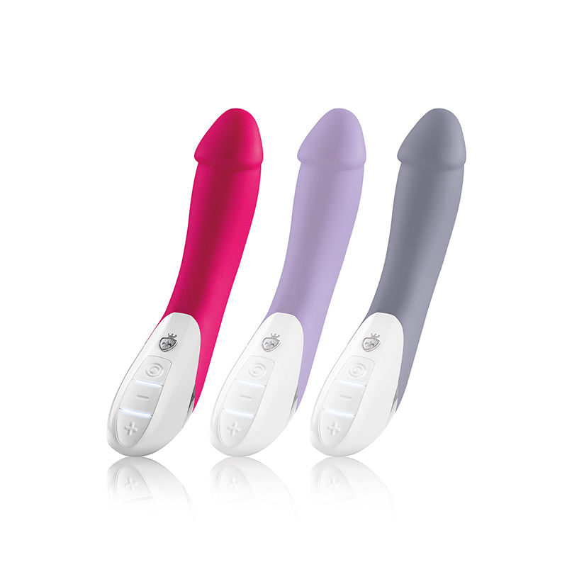 Mystim Terrific Truman – Naughty Pink Vibrator aus medizinischem Silikon, 27 cm Länge × Ø 4,3 cm Vergleich Farben Auswahl