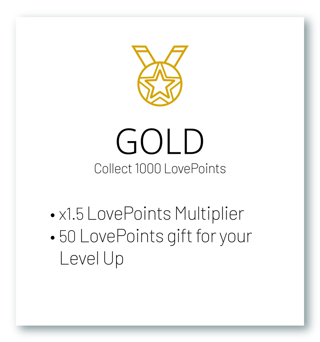 VIP BENEFITS GOLD Englisch